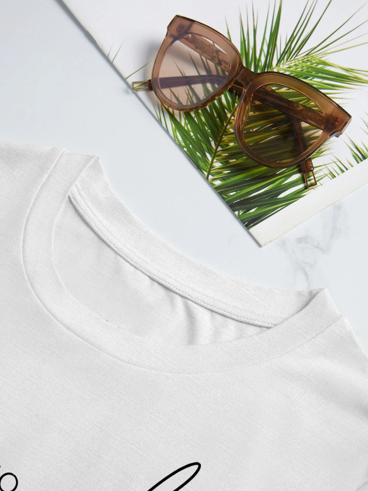 Solid Round Neck Crop Side Tie Ups Top