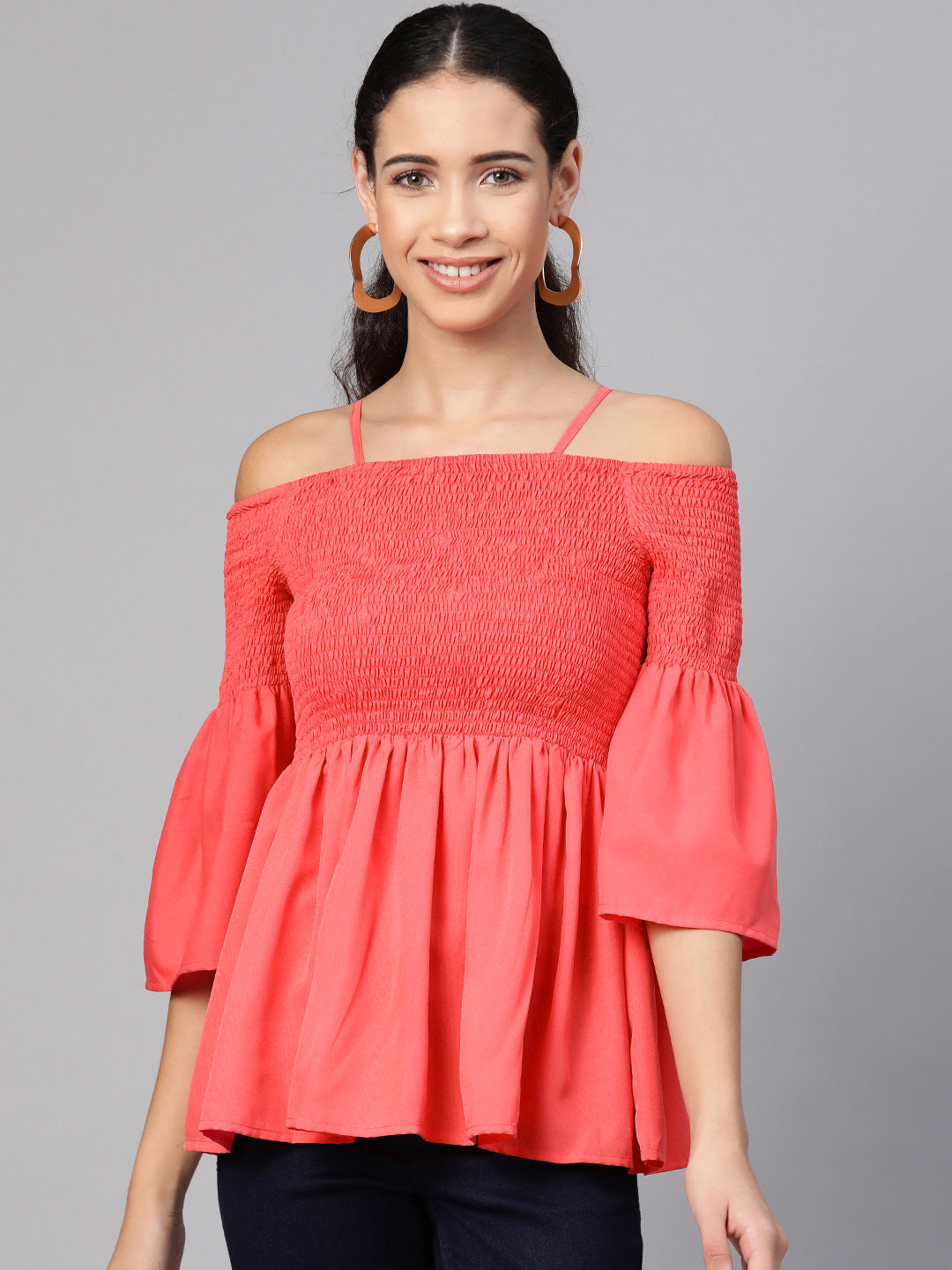 Zima Leto Women's Solid Smoking Top