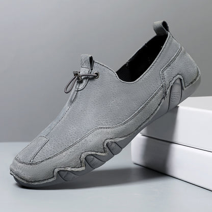 Men's Plus Size Sports Genuine Leather Leather Shoes