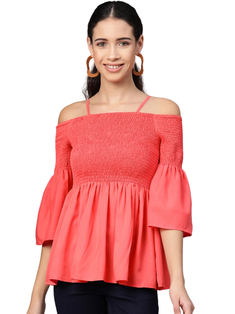 Zima Leto Women's Solid Smoking Top